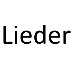 Lieder